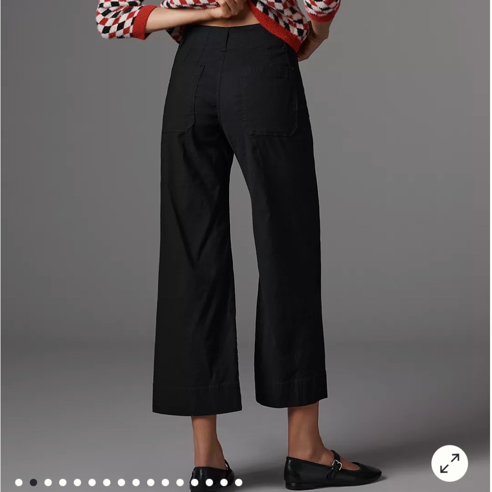 The Colette Magic Fabric Crop Wide-Leg Pants by Maeve